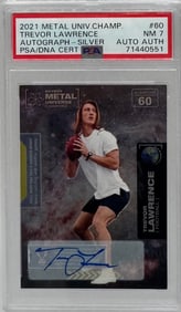 Trevor Lawrence Rookie Silver Auto Card