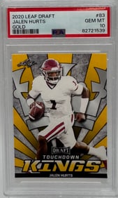 Jalen Hurts Gold Rookie