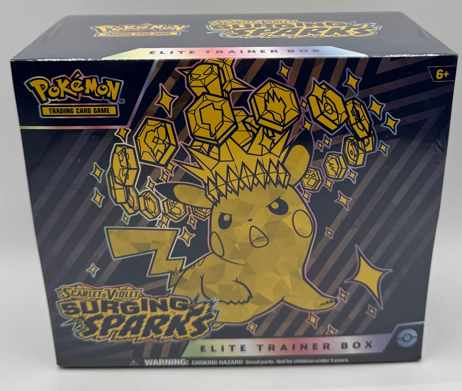 Pokemon Scarlet and Violet Surging Sparks Elite Trainer Box Factory Sealed (1 of 2)