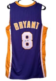 Kobe Bryant Autographed Signed Jersey Certificate Of Authenticity By PSA DNA