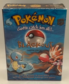 Factory Sealed 1999 Pokemon Blackout Theme Deck