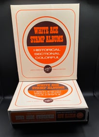White Ace Stamps Albums Binder