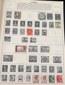 Discoverer Stamp Album With Some Stamps