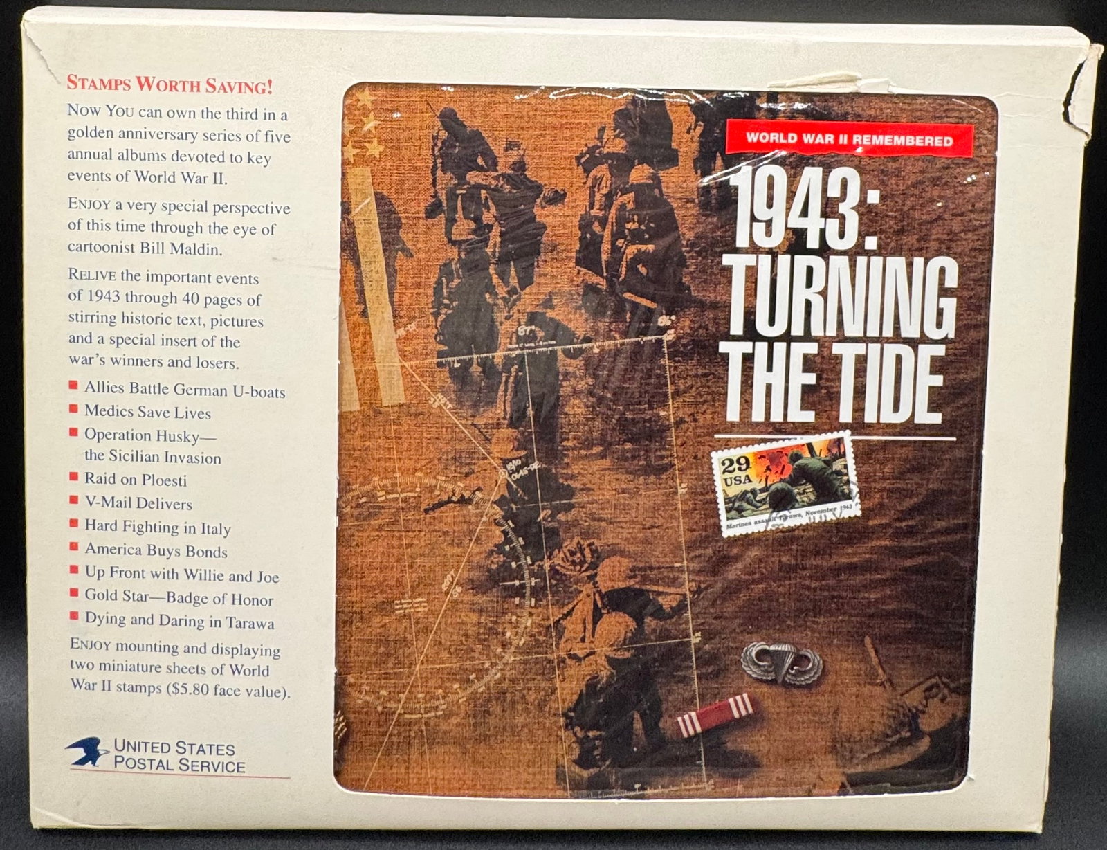 1943 Turning The Tide Stamps And Book: 1943 Turning The Tide Stamps And Book