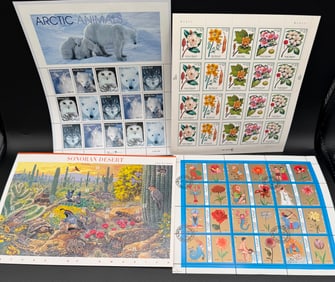 Sheets Of Stamps Lot