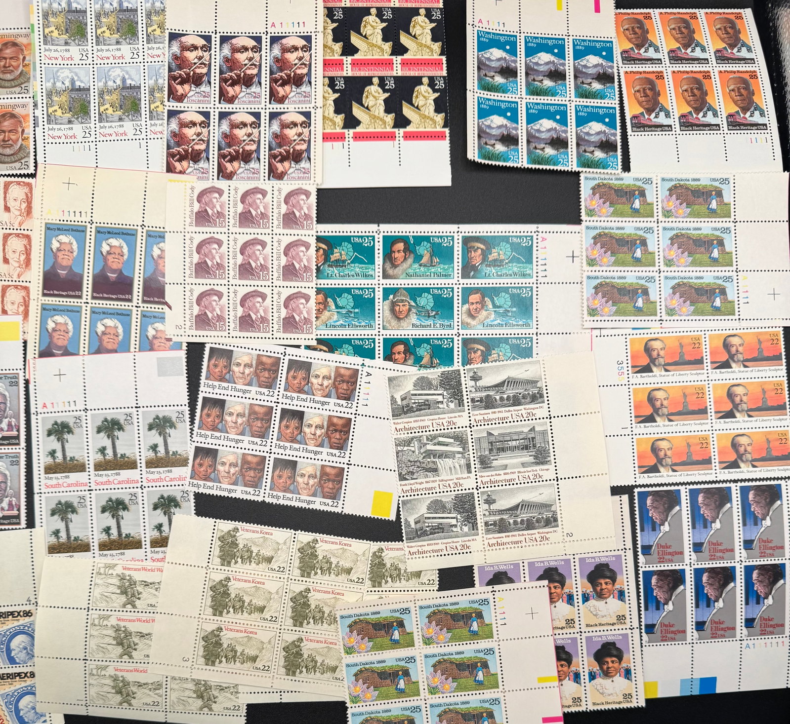 Stamps Lot Of Crazy Horse, Toscanini, Douglas Fairbanks & More: Stamps Lot Of Crazy Horse, Toscanini, Douglas Fairbanks, Franklin D Rosevelt, Francis Ouimet And More