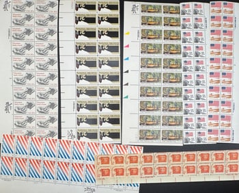 Stamps Sheets Lot Of Civillian Conservation Corps, National Archives & More