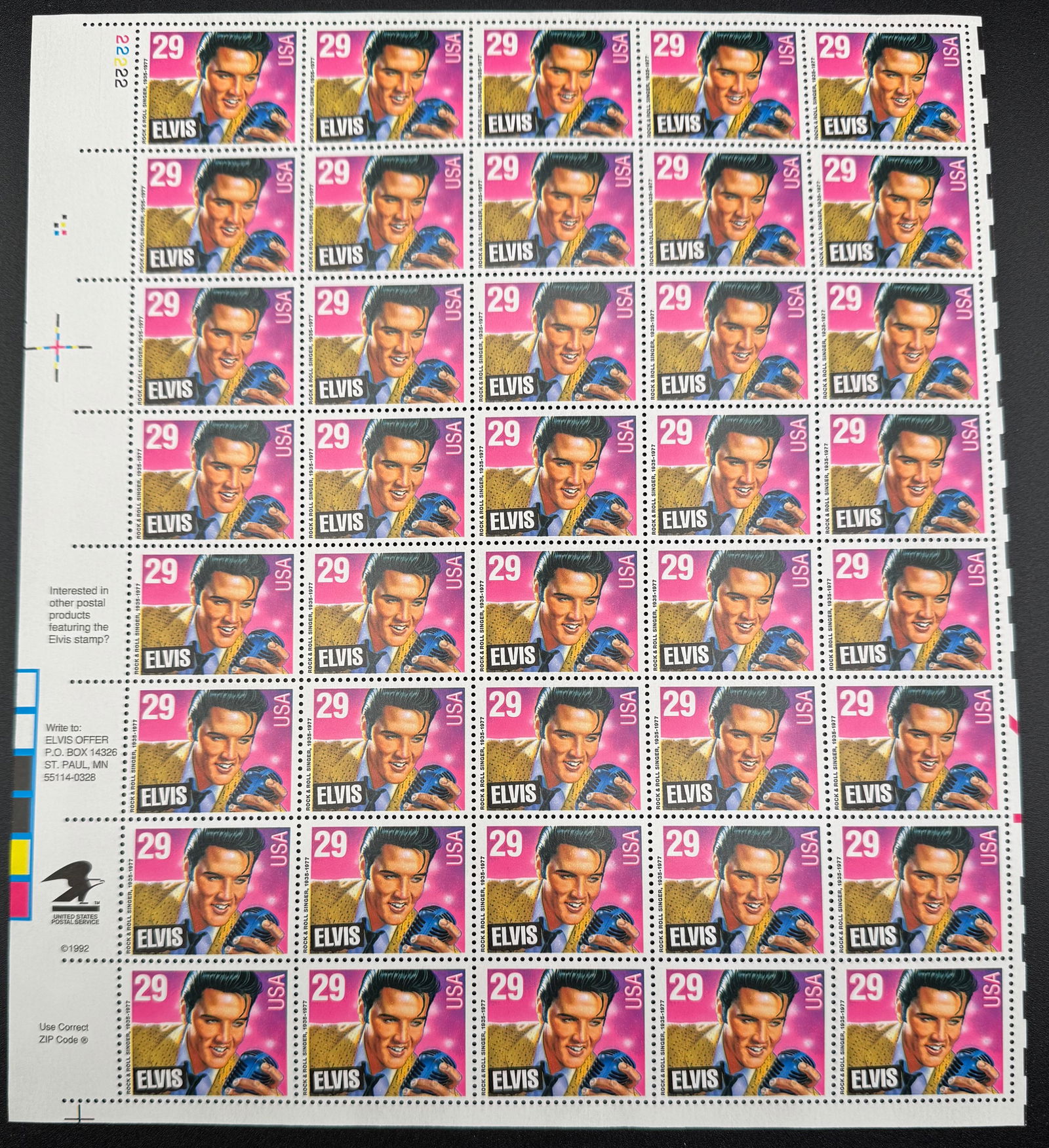 Stamps Sheets Lot Of Elvis Presley (1 of 1)