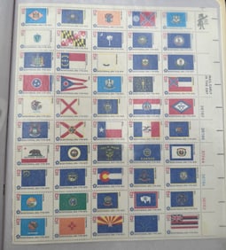 Folder With Stamps Sheets