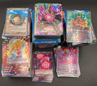 Boxes Of Dragon Ball Holo Cards & More Lot
