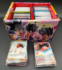 Dragon Ball Box With Hundreds Of Deagon Ball Trading Cards