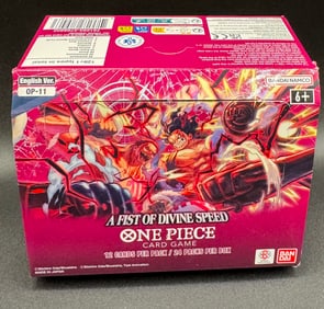 One Piece Fist Od Divine Speed & One Piece Trading Cards