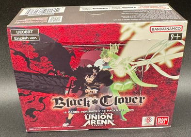 Union Arena Black & Clover Box & Union Arena Trading Cards