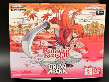 Union Arena Ruroni Kenshin Box & Union Arena Trading Cards