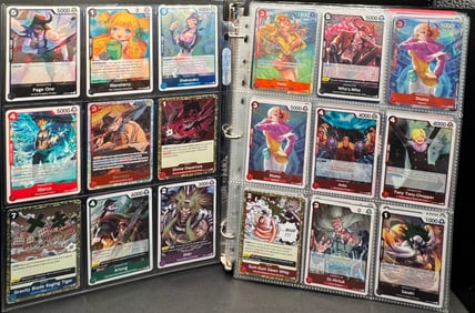 One Piece Foil Trading Cards Binder