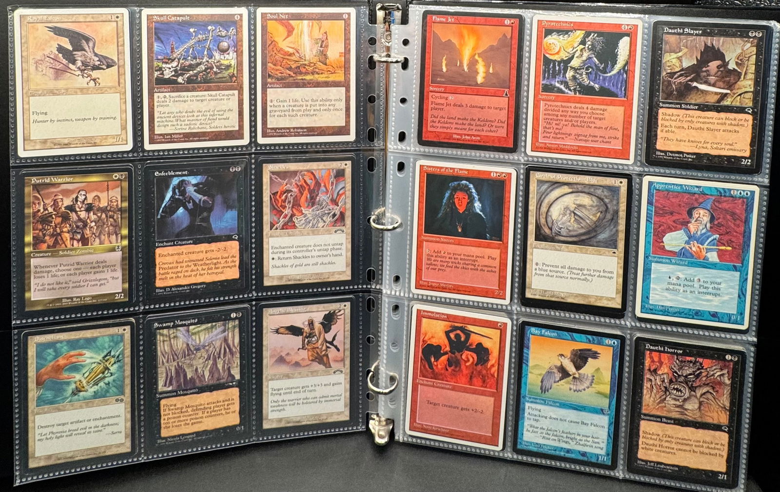 1990s Magic The Gathering Trading Cards Binder (1 of 6)
