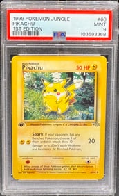 1999 Pokemon Pikachu 1st Edition Card