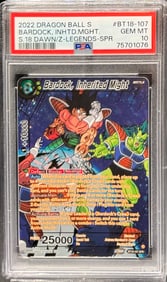 2022 Dragon Ball Bardock Card