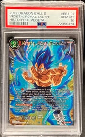 2022 Dragon Ball Vegeta Royal Card