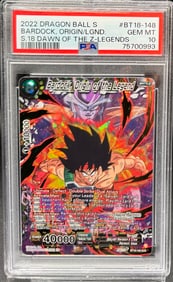 2022 Dragon Ball Bardock Origin Of The Legend Card