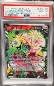 2021 Dragon Ball Broly Brutality Beyong Measure Card