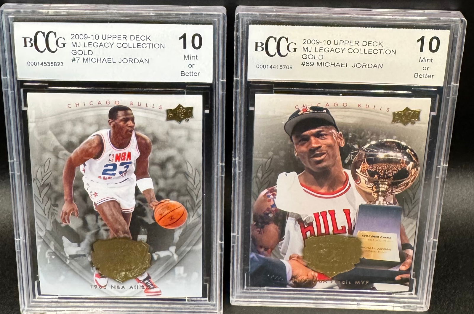 2009 Upper Deck Michael Jordan Legacy Gold Collection Cards (1 of 2)