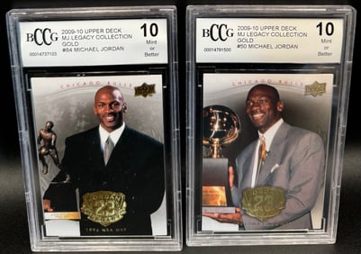 2009 Upper Deck Michael Jordan MJ Legacy Gold Collection Cards