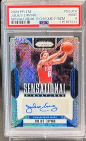 Julius Erving Auto Mojo Prizm /25