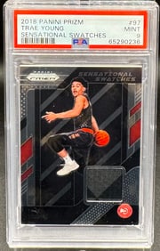 2018 Prizm Trae Young Game Used Swatches Card