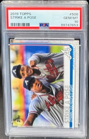 2019 Topps Ronald Acuna & Albies Strike A Pose Card