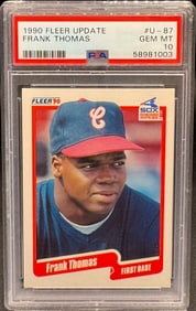 1990 Fleer Frank Thomas Card