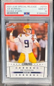 2020 Special Release Joe Burrow Rookie Stars Card