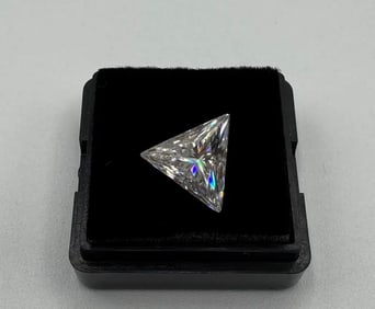 Triangle 4 CT Moissanite With Certificate Of Authenticity