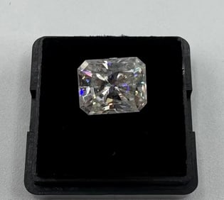 Radiant 6 CT Moissanite With Certificate Of Authenticity