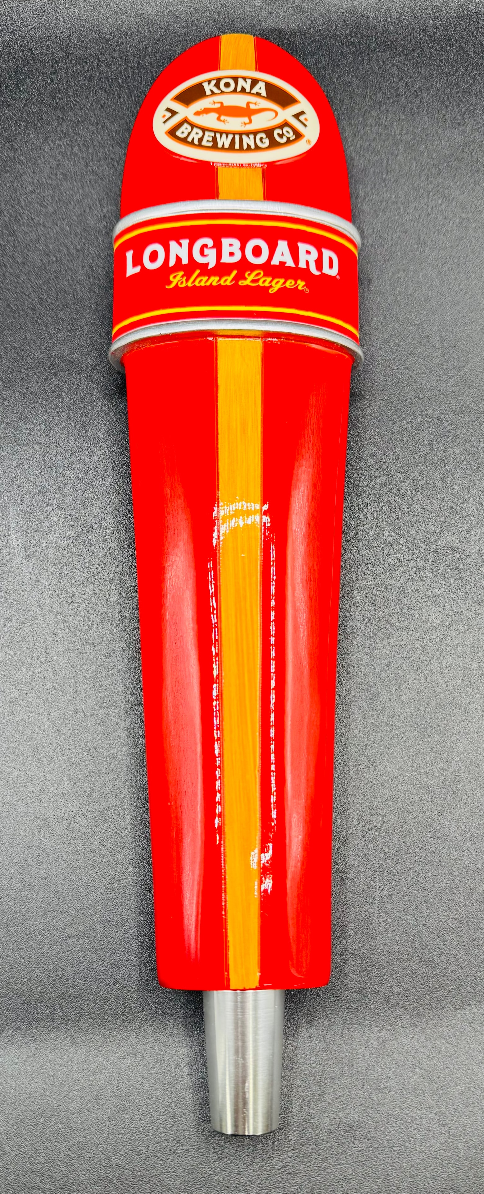 Kona Brewing Longboard Island Lager Tap handle: Kona Brewing Longboard Island Lager Tap handle. Approx Size: 12 inches