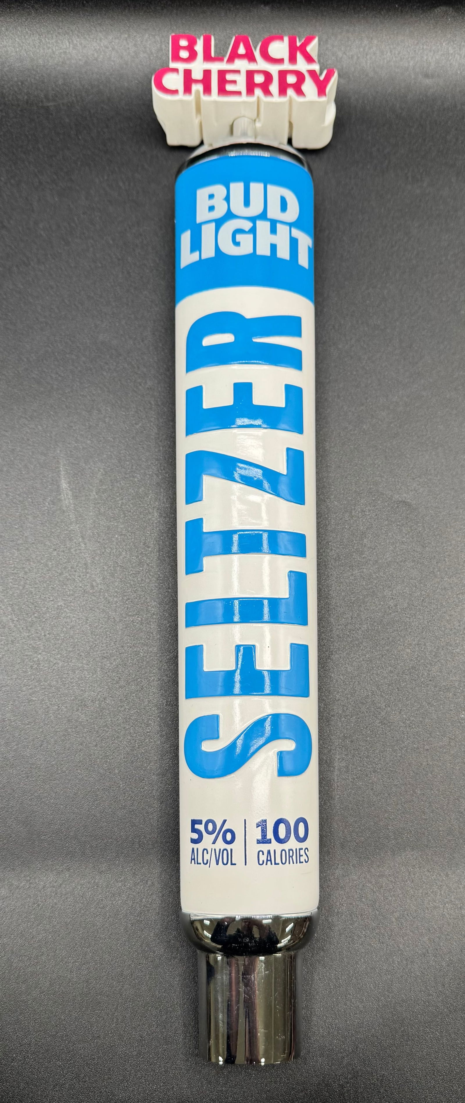Black Cherry Bud Light Seltzer Beer Tap Handle: Black Cherry Bud Light Seltzer Beer Tap Handle. Approx size: 14 inches