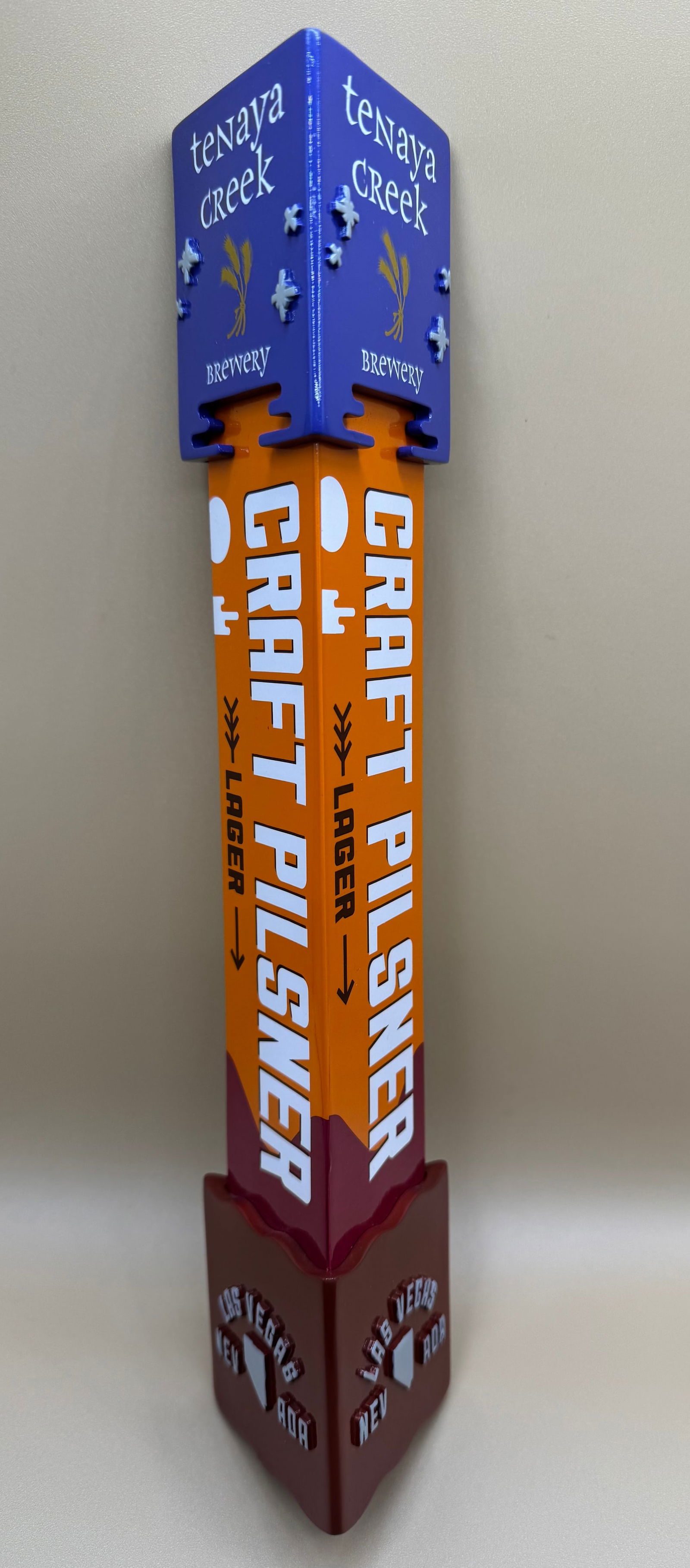 Craft Pilsner Beer Tap Handles: Craft Pilsner Tap Handle. Approx Size: 11 Inches