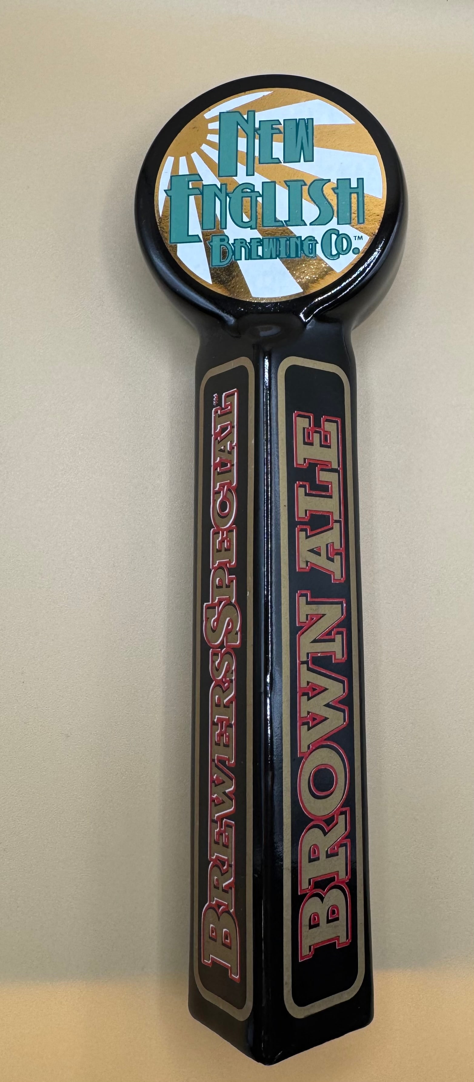 New English Beer Tap Handles: New English brewing Tap Handle. Approx Size: 10 Inches