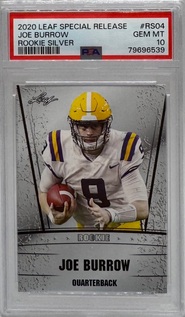Joe Burrow Rookie Silver Card (1 of 2)