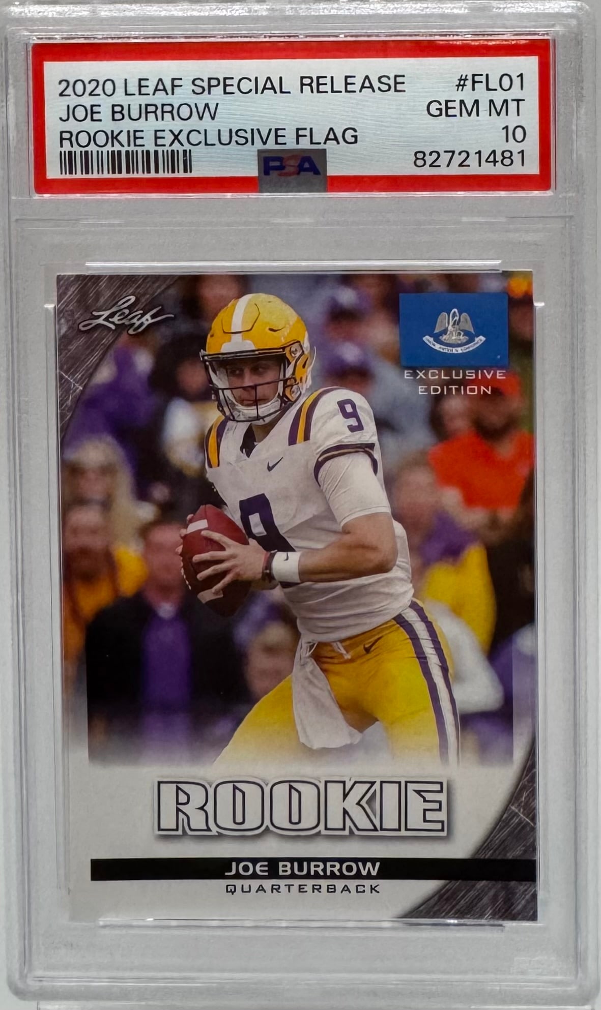 Joe Burrow Rookie Exclusive Flag (1 of 2)