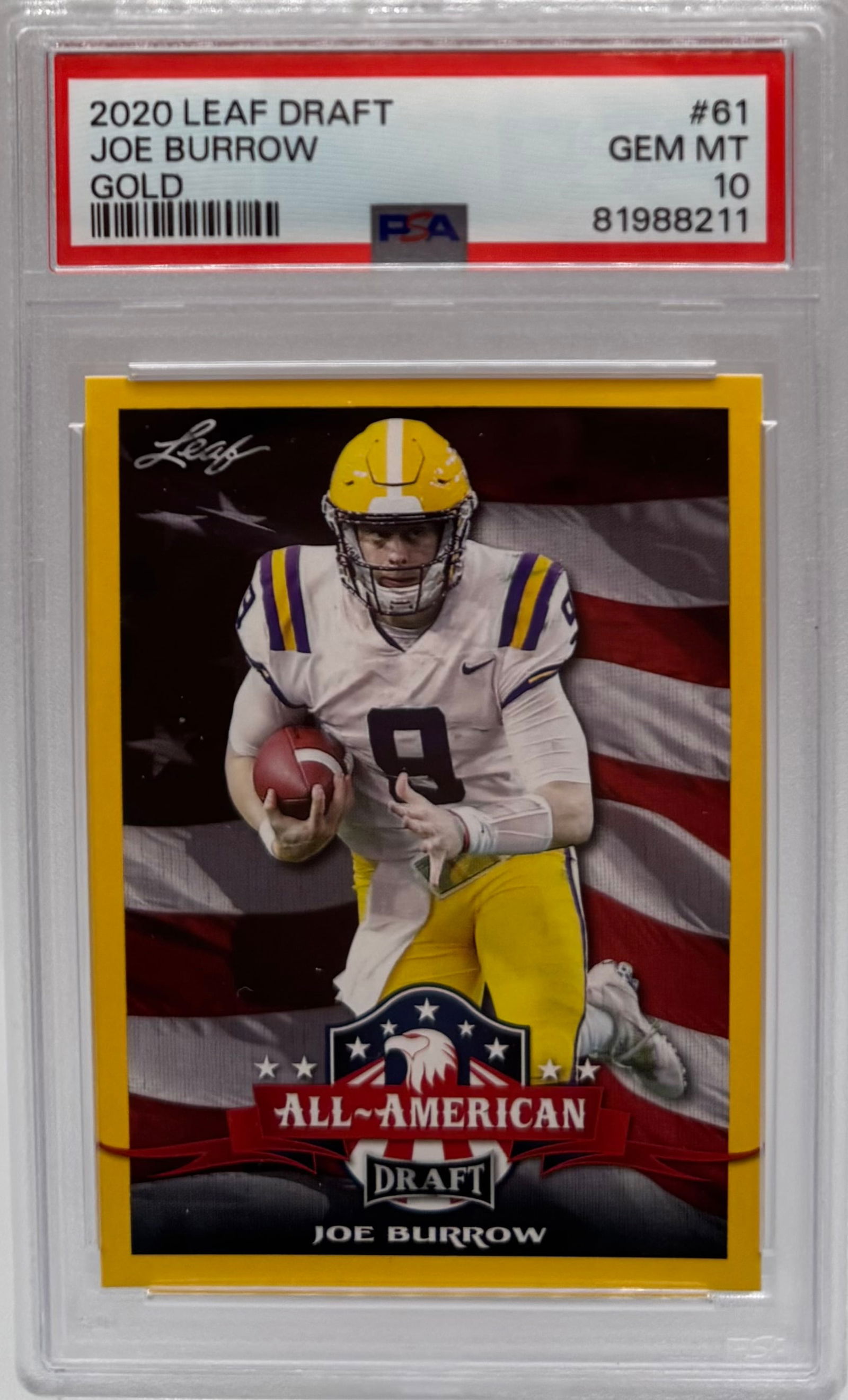 Joe Burrow Gold Rookie (1 of 2)