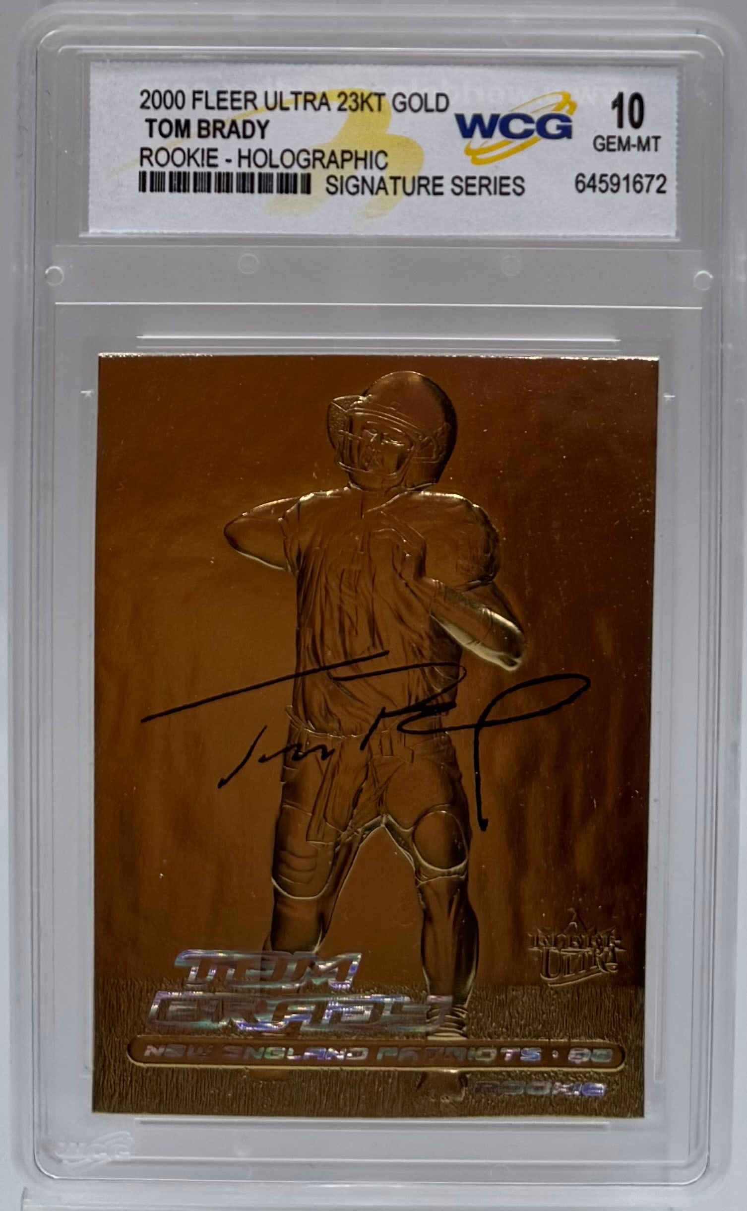 2000 Fleer Tom Brady Rookie (1 of 2)