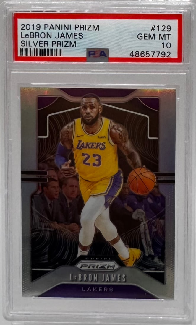 LeBron James Silver Prizm Card (1 of 2)