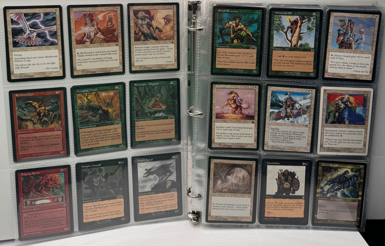 1990s Magic The Gathering Trading Cards Binder (1 of 5)