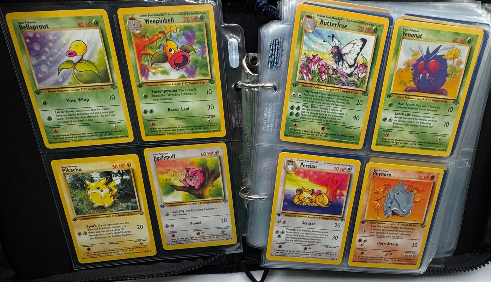 First Edition Jungle Set Pokemon Cards Binder (1 of 4)