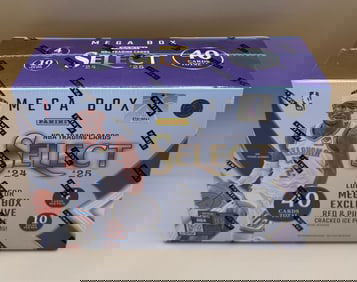 2024-25 Panini Select Basketball Mega Box (Red and Purple Cracked Ice Prizms)