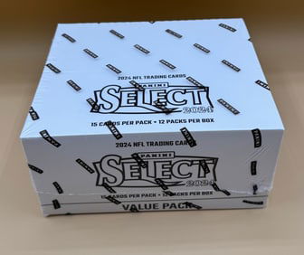2024 PANINI SELECT FOOTBALL FACTORY SEALED JUMBO CELLO FAT PACK BOX