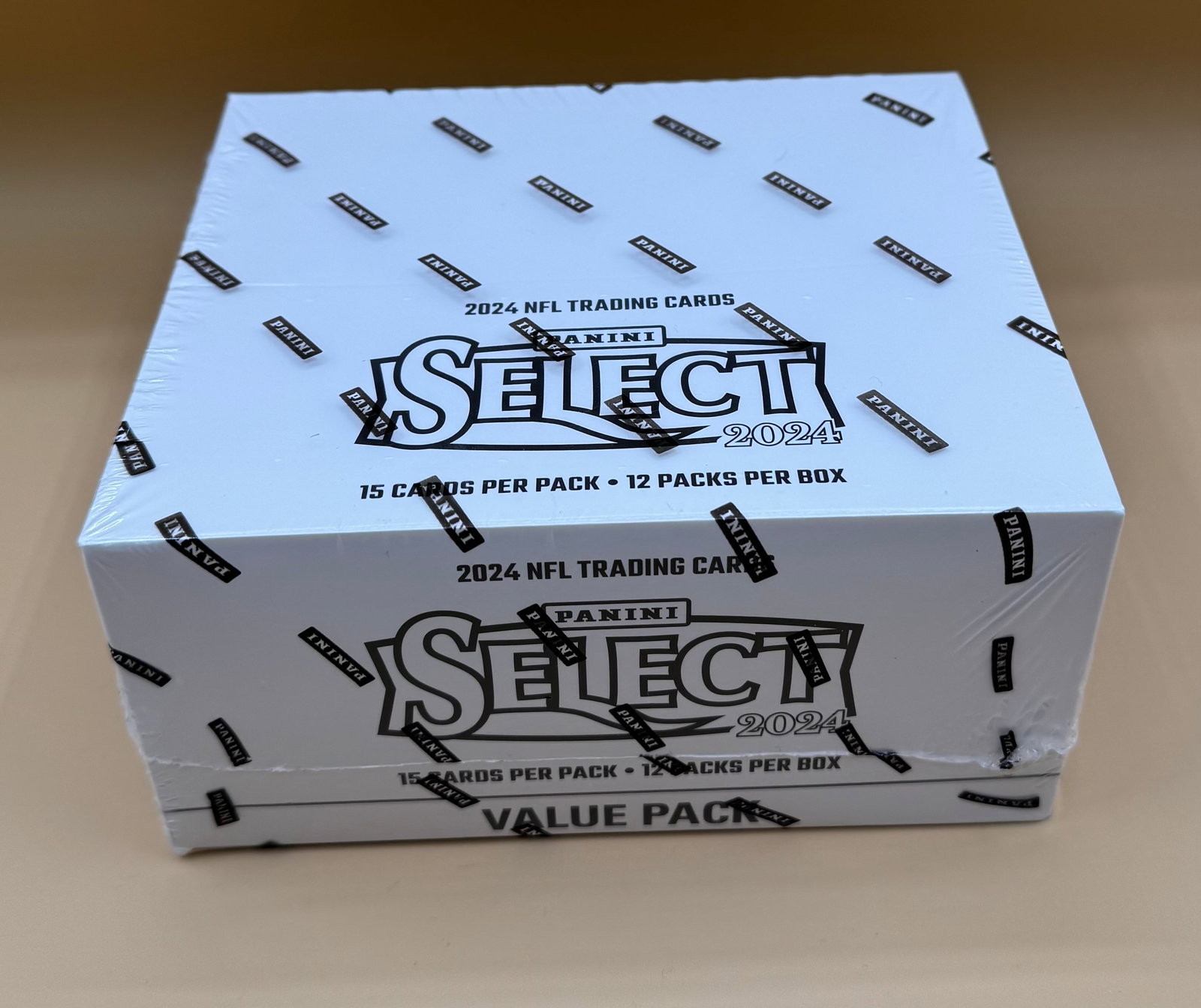 2024 PANINI SELECT FOOTBALL FACTORY SEALED JUMBO CELLO FAT PACK BOX: 2024 PANINI SELECT FOOTBALL FACTORY SEALED JUMBO CELLO FAT PACK BOX - 180 Cards