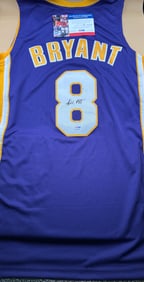 Kobe Bryant Jersey Autographed With PSA/DNA Certificate Of Authenticity