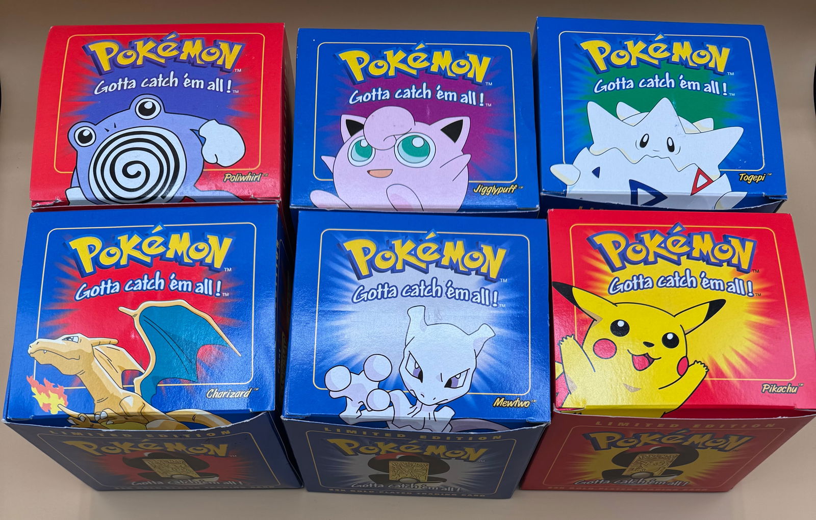 Sealed 1999 Pokemon Charizard , Pikachu , Mewtwo Collection (1 of 1)